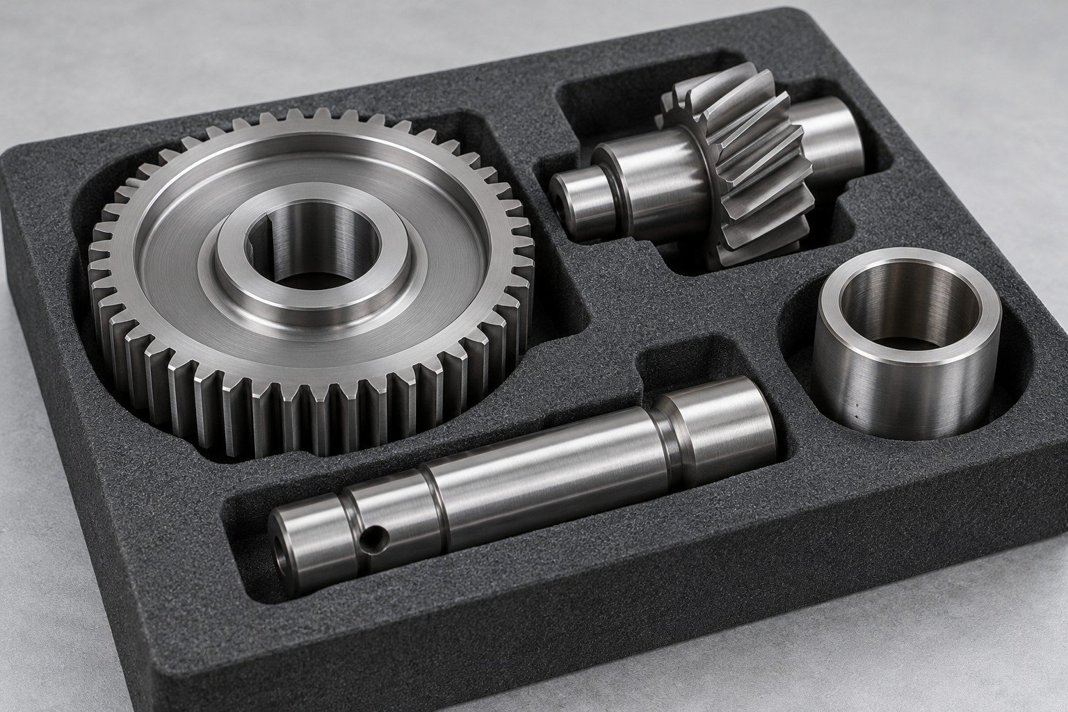 8620 steel shipment release inspection and receiving review — illustrative component concept