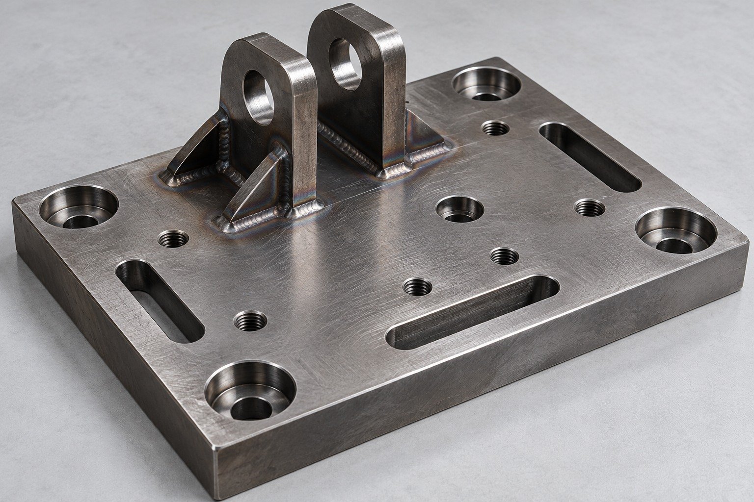 A36 steel holes & access manufacturing review — illustrative component concept