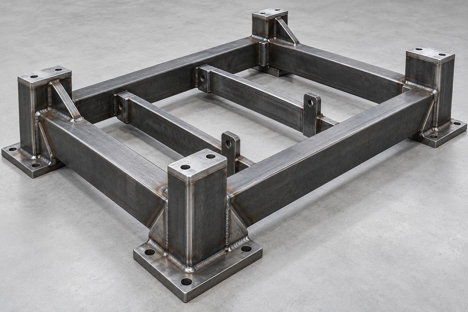 A36 steel welded frames condition review — illustrative component concept
