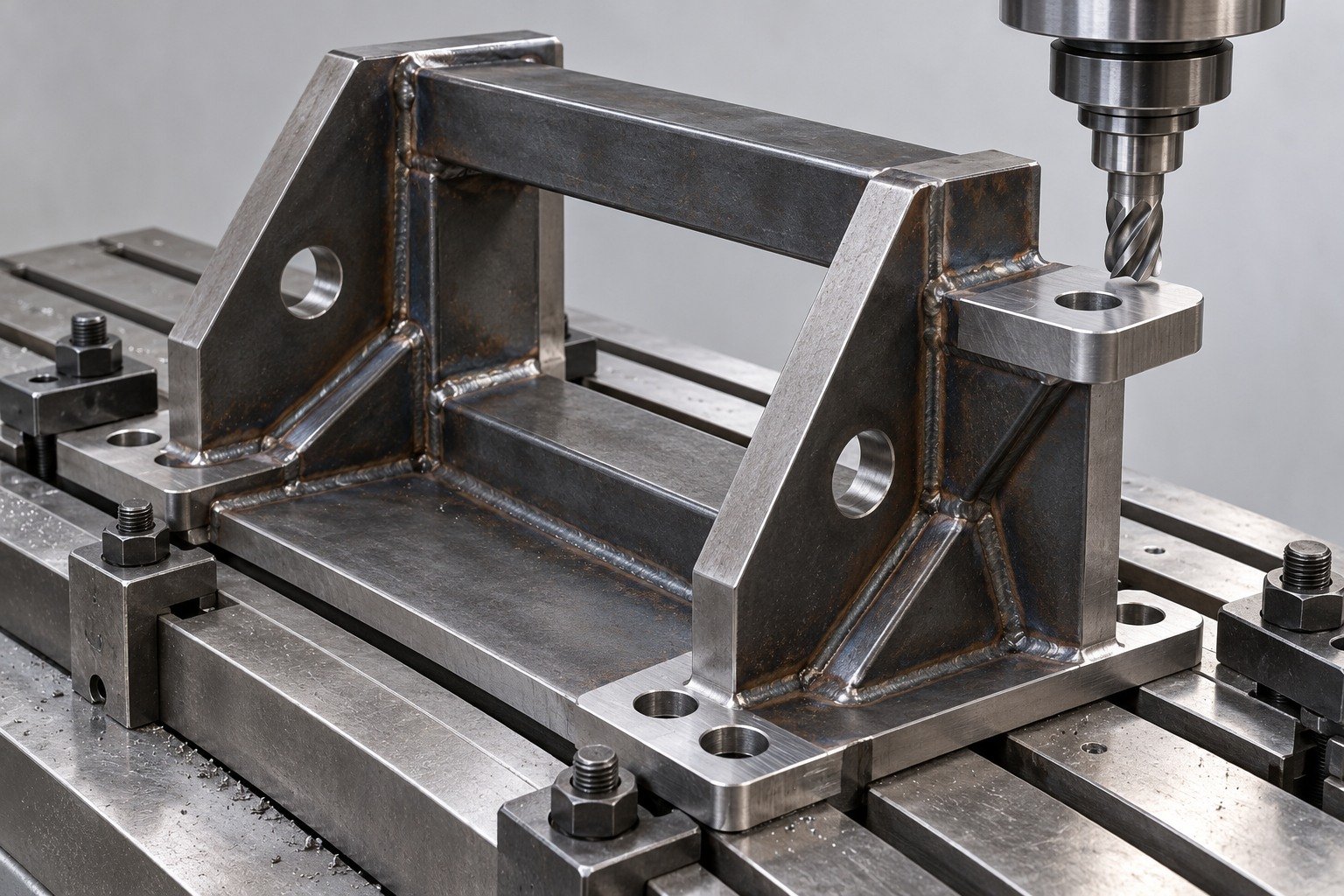 A36 steel welded frames machining review — illustrative component concept