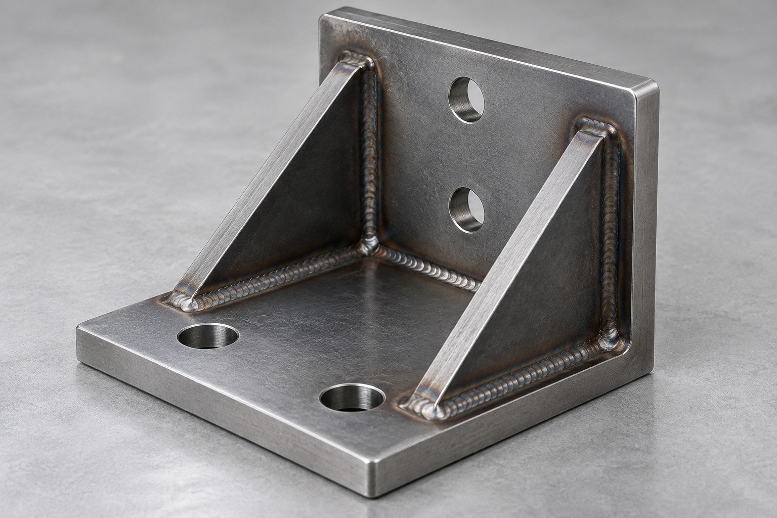 A36 steel gusseted brackets your part review — illustrative component concept
