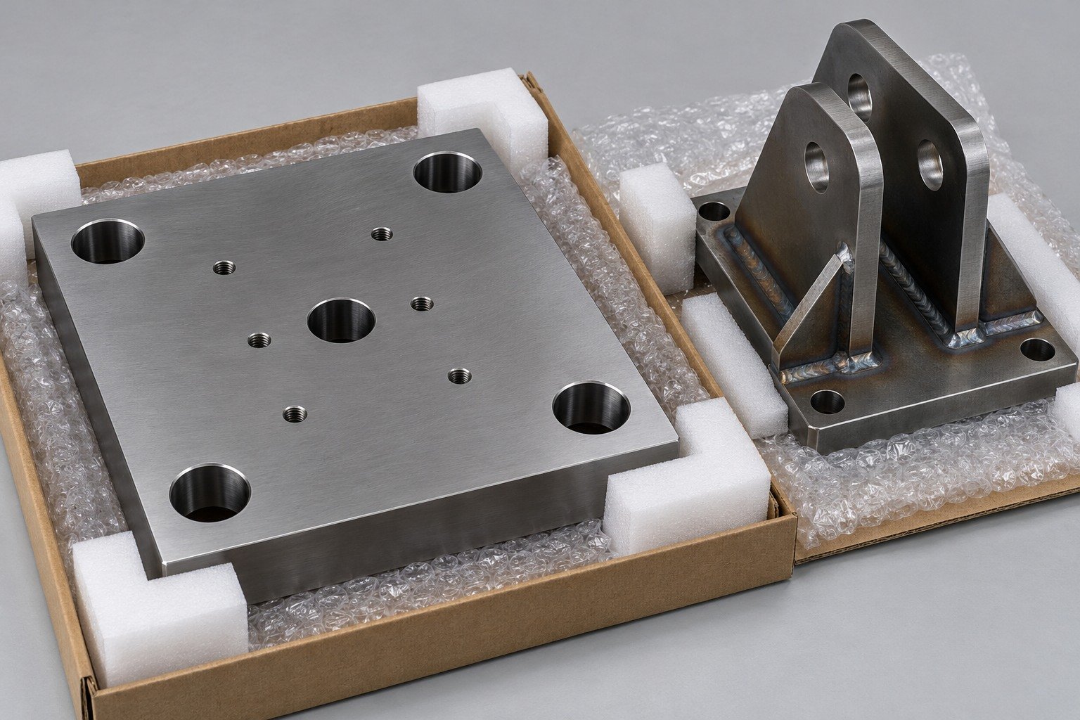 A36 steel shipment release inspection and receiving review — illustrative component concept