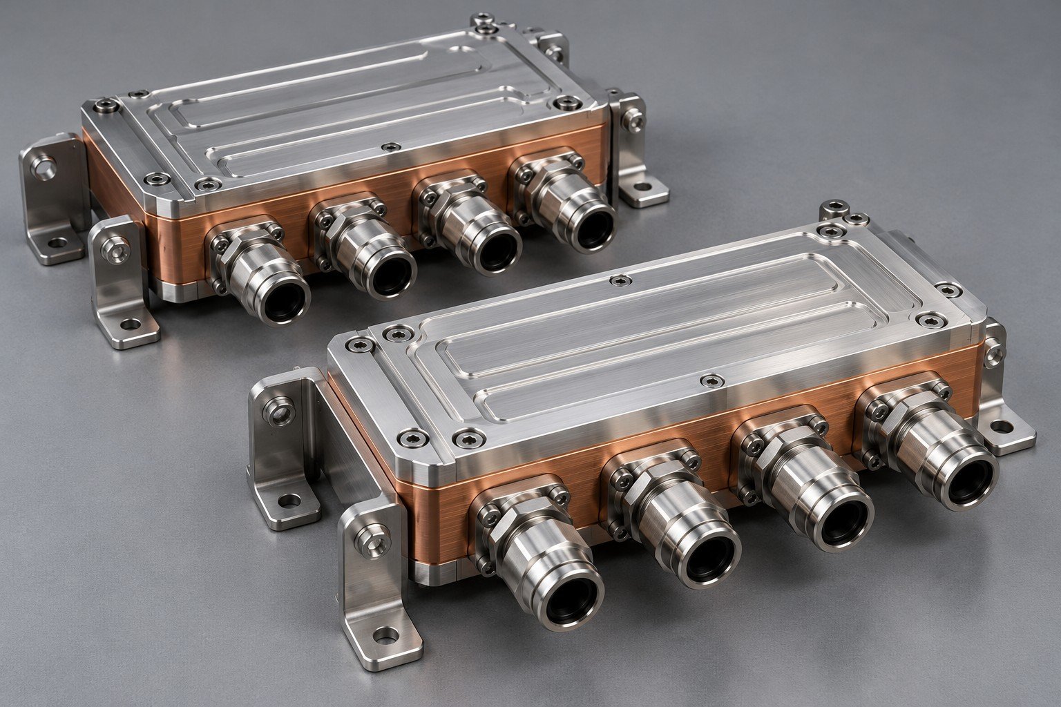 Illustrative coolant distribution components concept, not documentary company or customer photography
