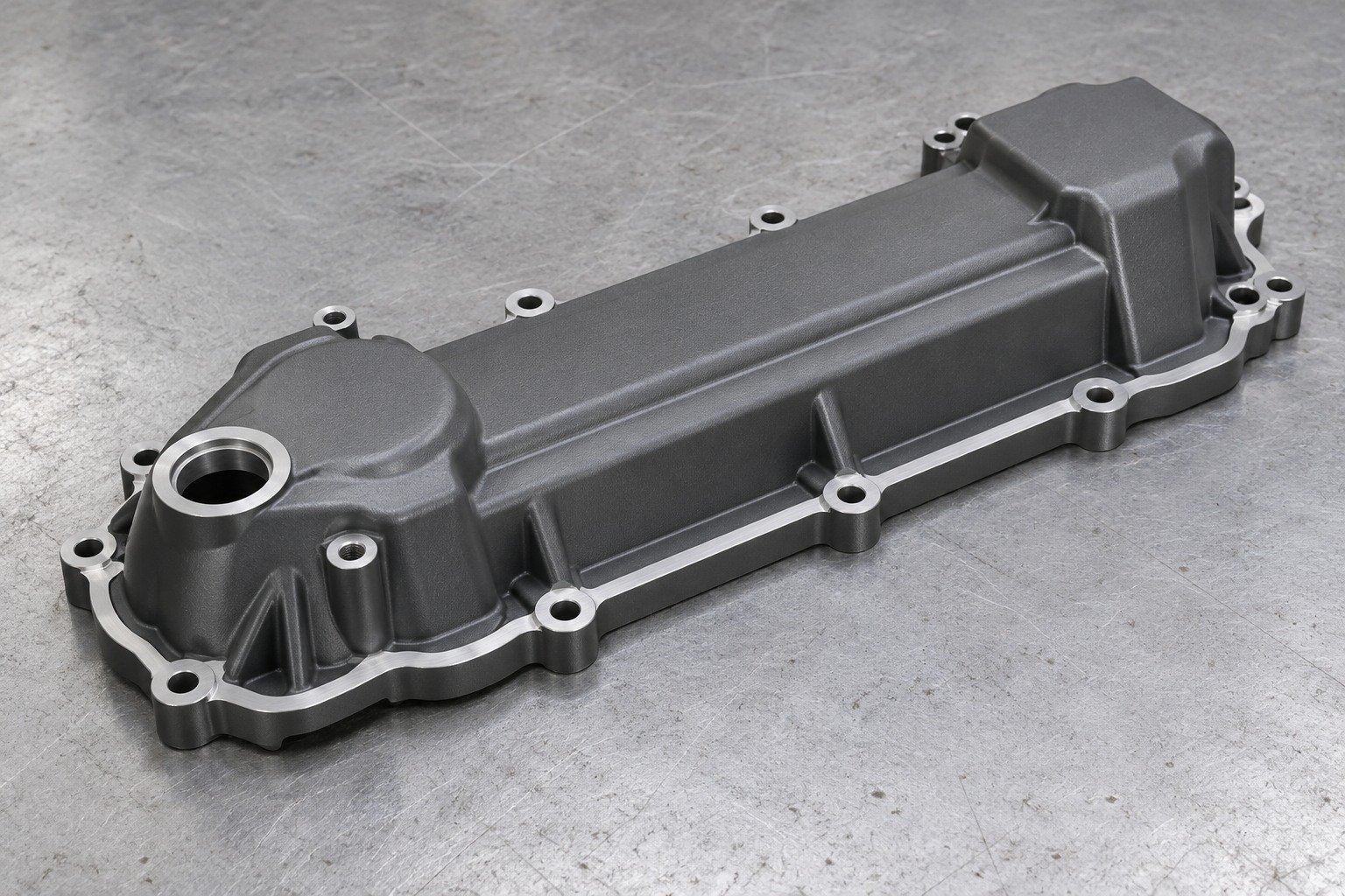 AM60B charcoal structural cover — illustrative generated concept