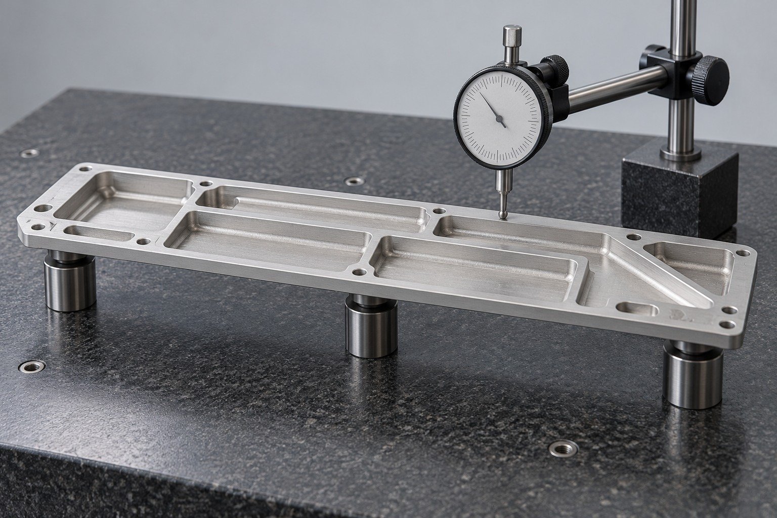 AZ31B plate flatness inspection — illustrative generated concept