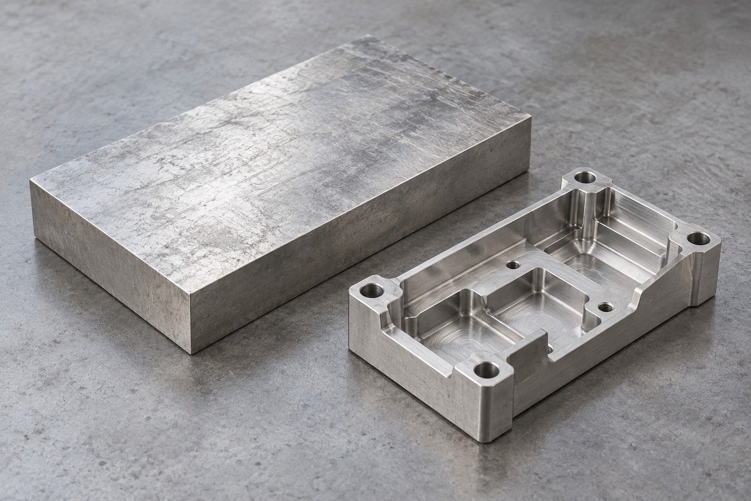 AZ31B wrought stock machining allowance — illustrative generated concept