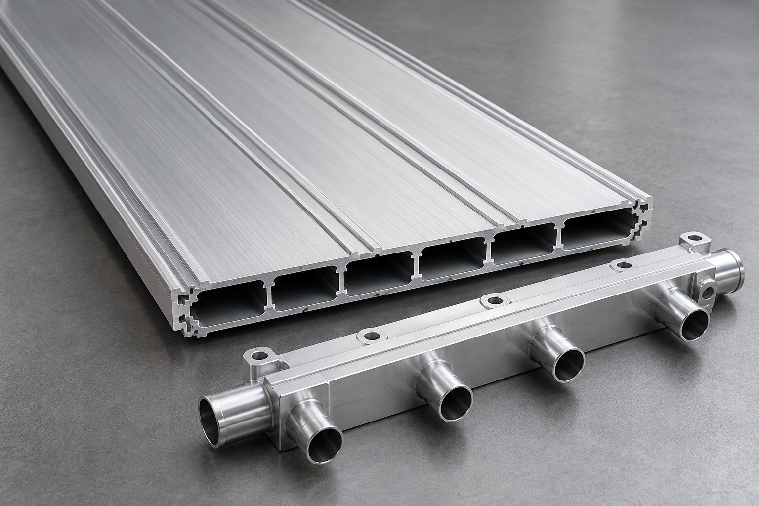 Illustrative extrusion-based plates concept; not documentary customer photography