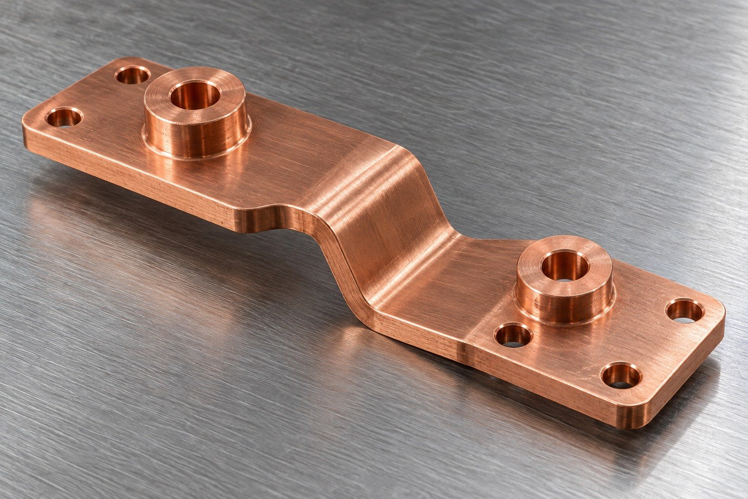 C110 copper reference offset busbar component — illustrative generated component concept