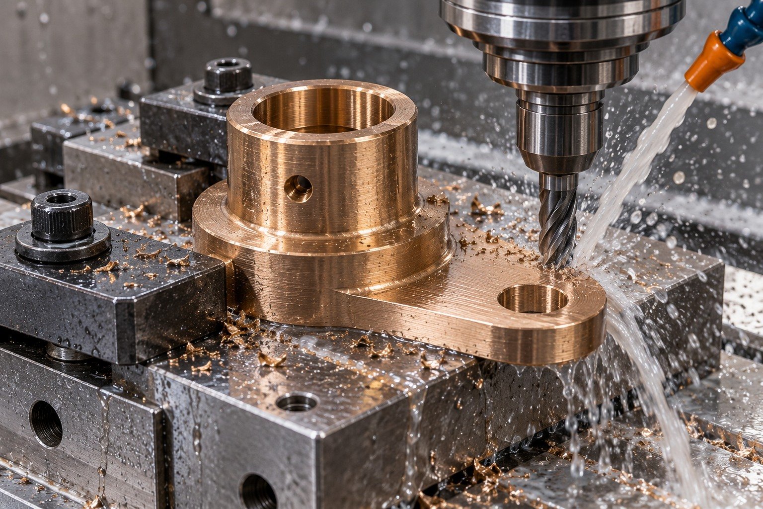 Supported machining review of stepped sleeve — illustrative generated component concept