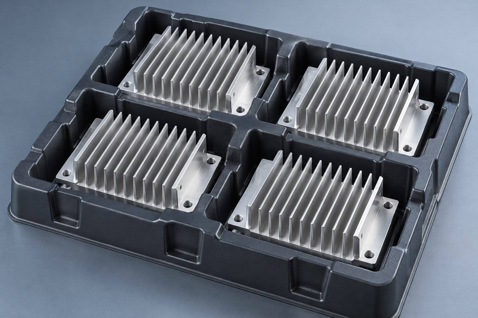 Illustrative samples and repeat supply on custom heat sinks concept