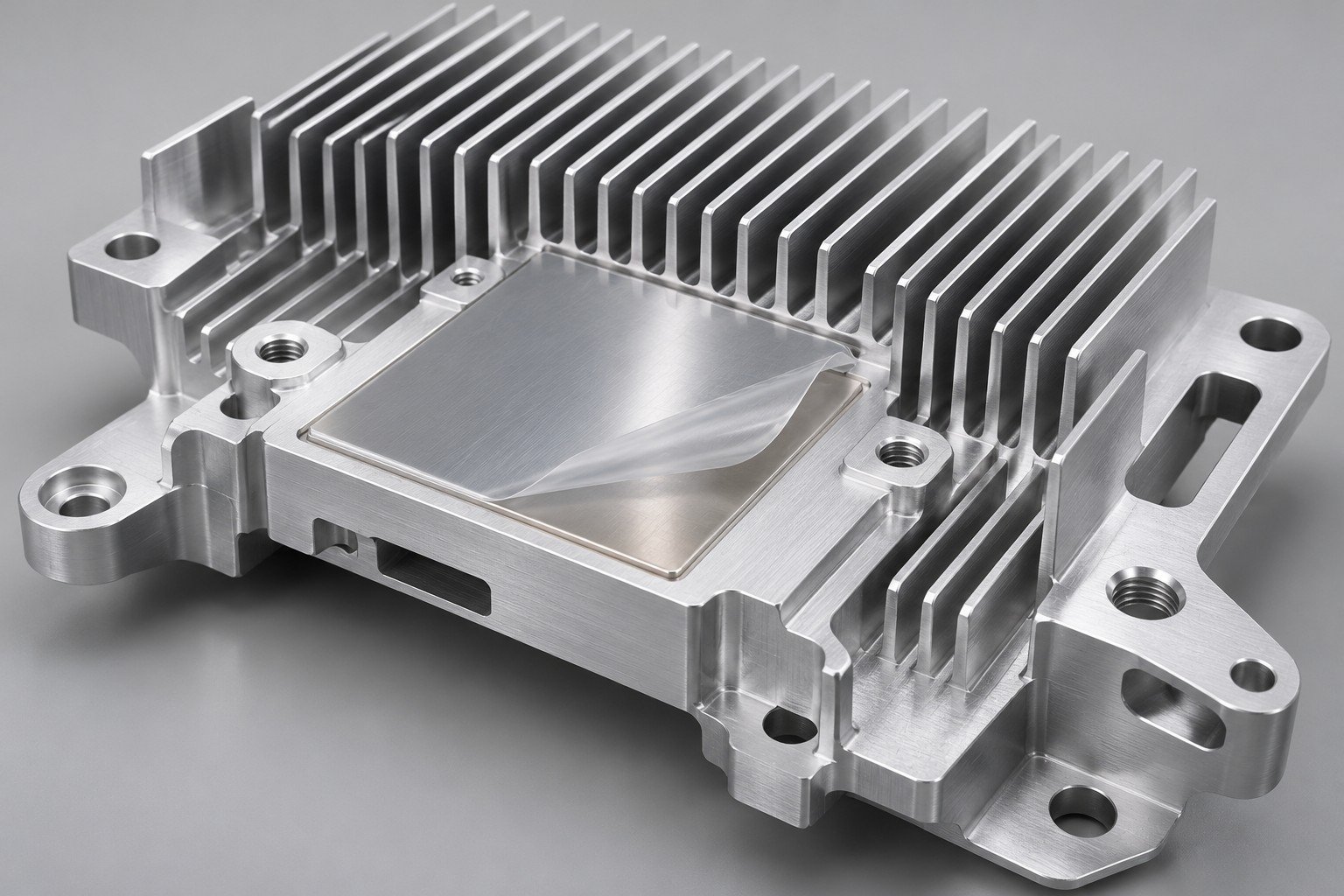 Illustrative custom heat sinks coating & contact review concept; not documentary company or customer photography