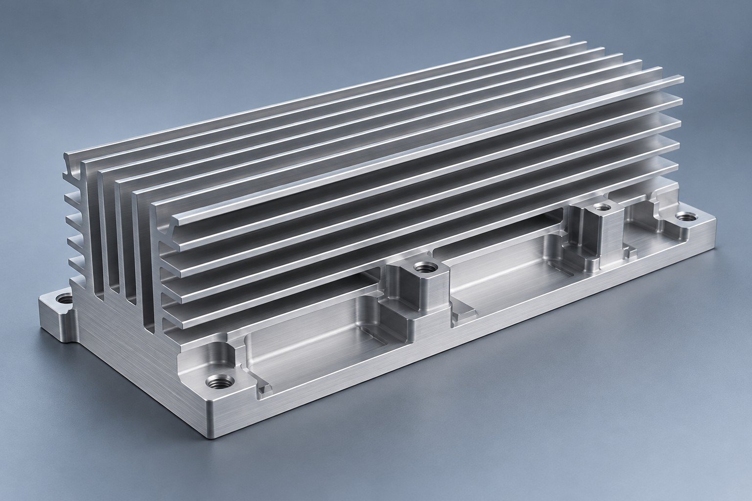Illustrative extruded heat sinks concept