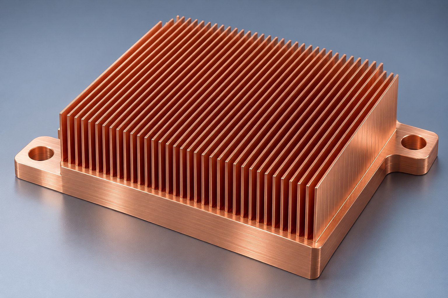 Illustrative skived fin heat sinks concept