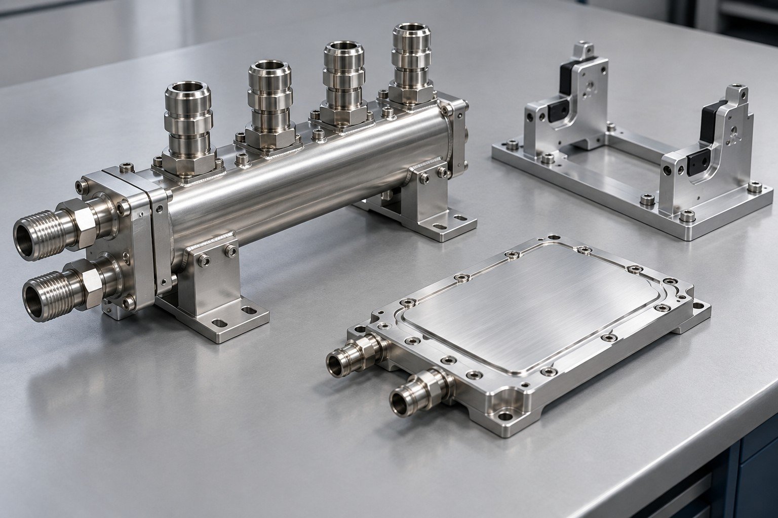 Illustrative system acceptance review for data center cooling components concept, not documentary company or customer photography