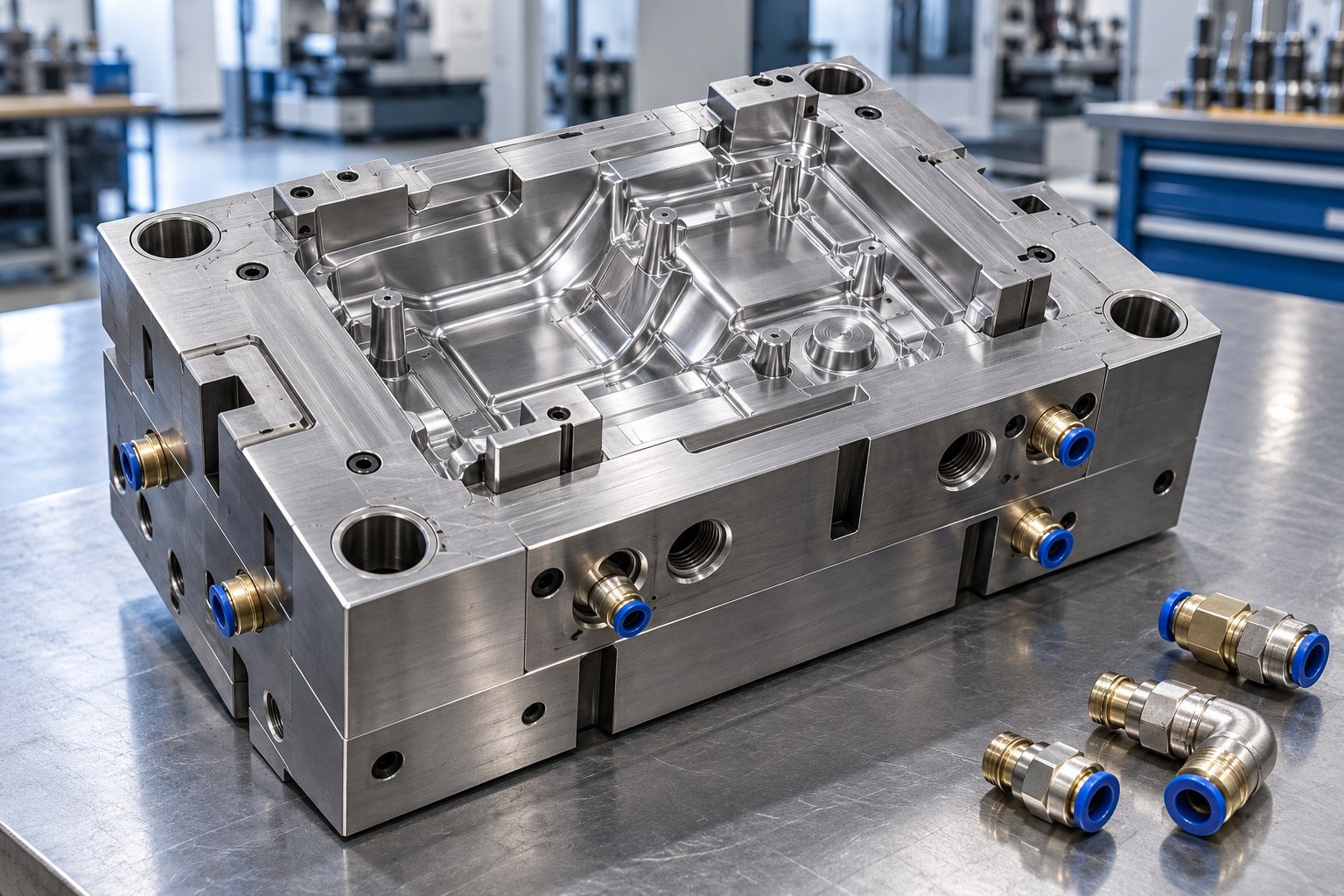 Connect Thermal Control to the Tool Geometry — illustrative casting tooling concept