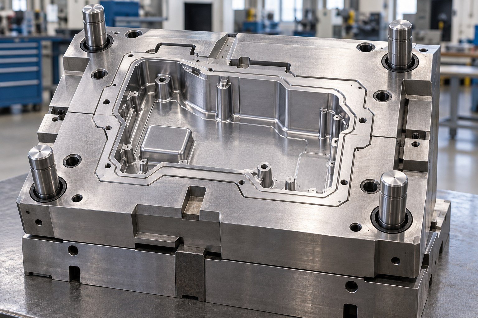 Keep the Tool Split Away from Critical Interfaces — illustrative casting tooling concept