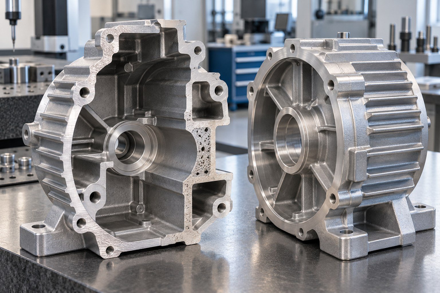 Investigate Porosity with Process Evidence — illustrative casting tooling concept