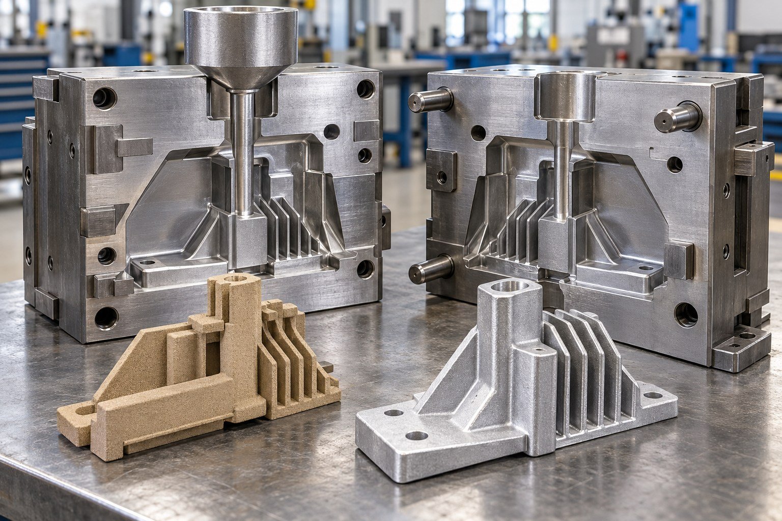 Gravity Die Casting — illustrative casting tooling concept