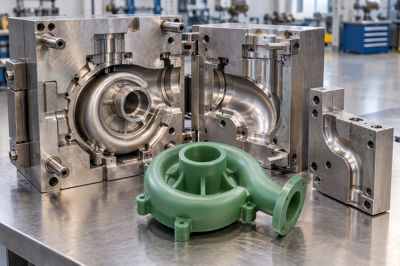 Separate Wax Tooling from the Ceramic Shell — illustrative casting tooling concept