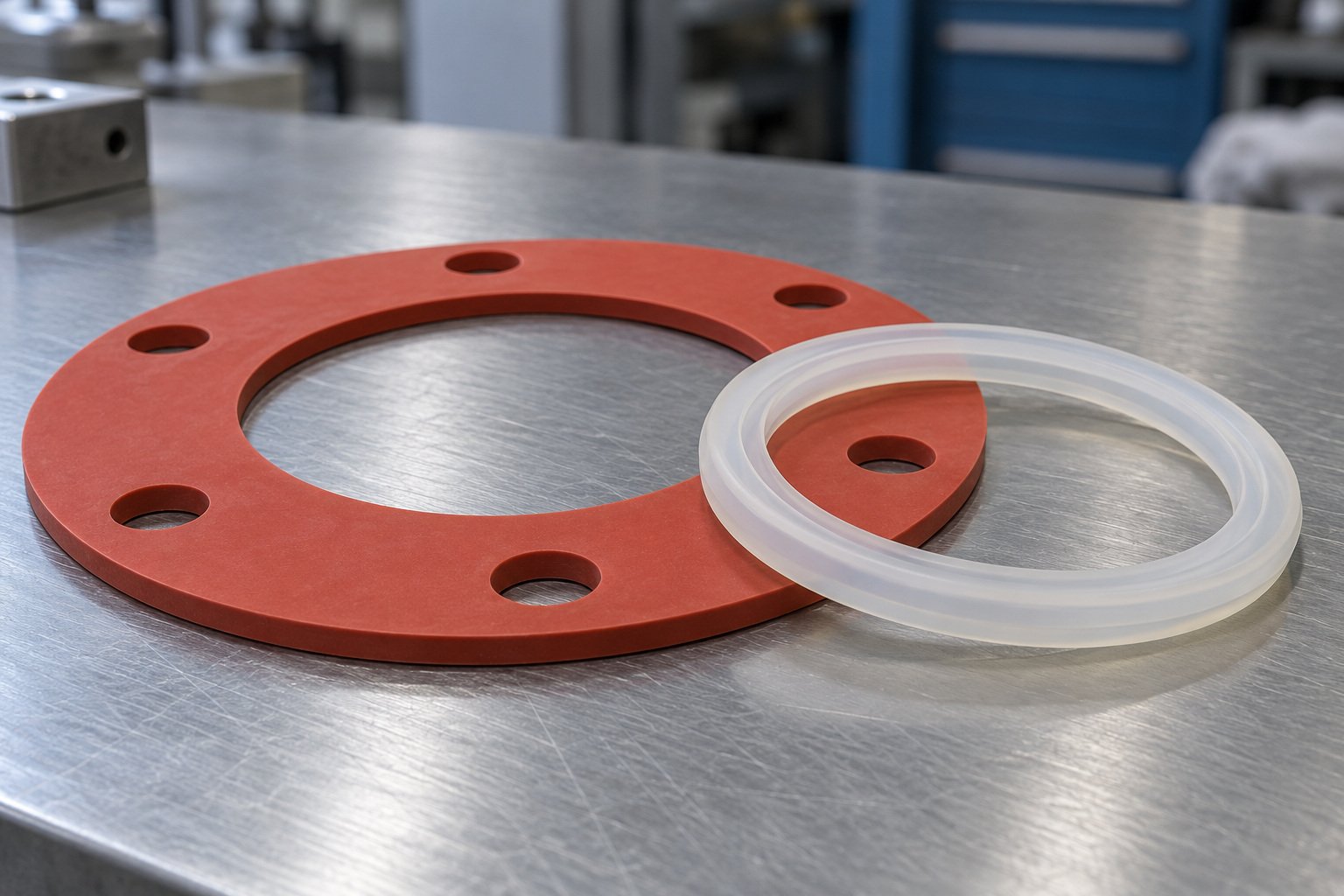 Silicone / LSR component concept — illustrative generated concept