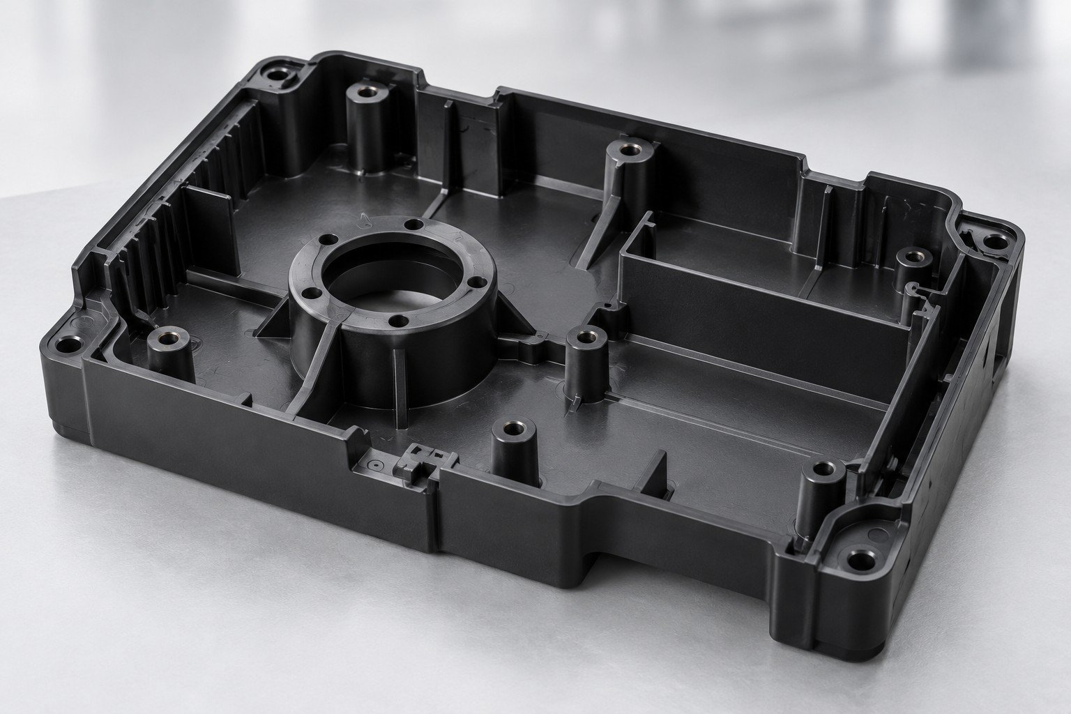Injection Molding polymer component — illustrative generated concept