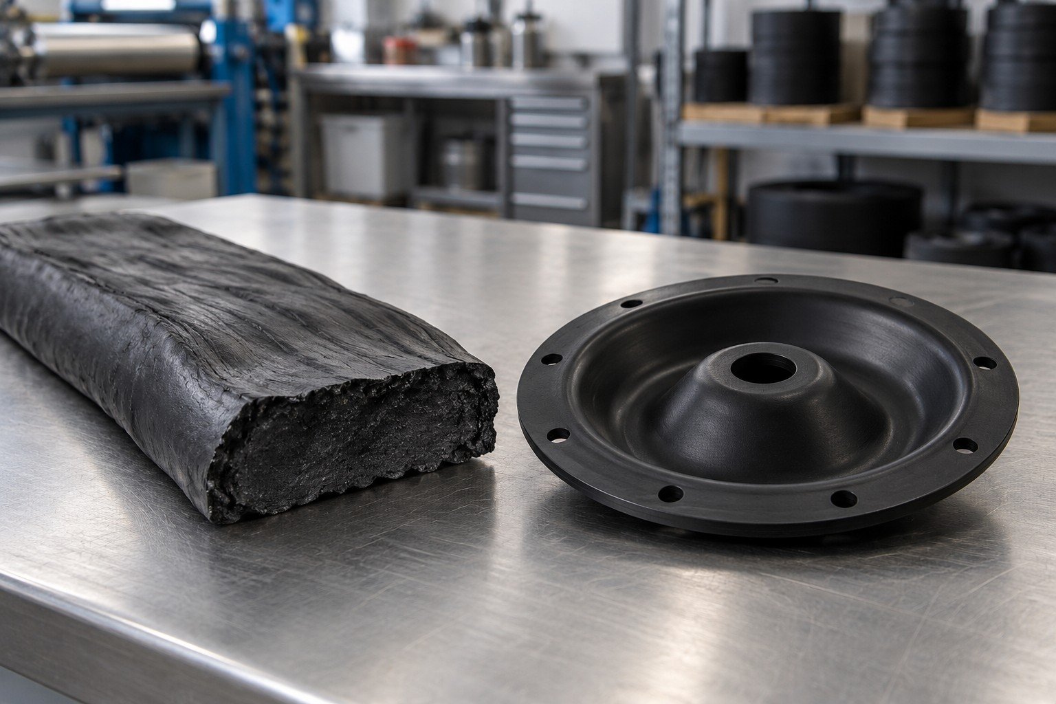 EPDM peroxide & sulfur cure review — illustrative generated concept