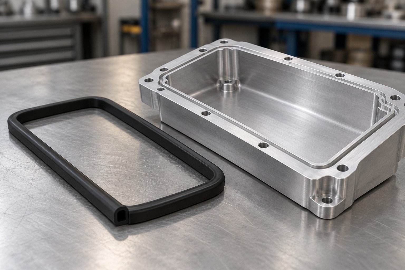 EPDM compression & recovery review — illustrative generated concept