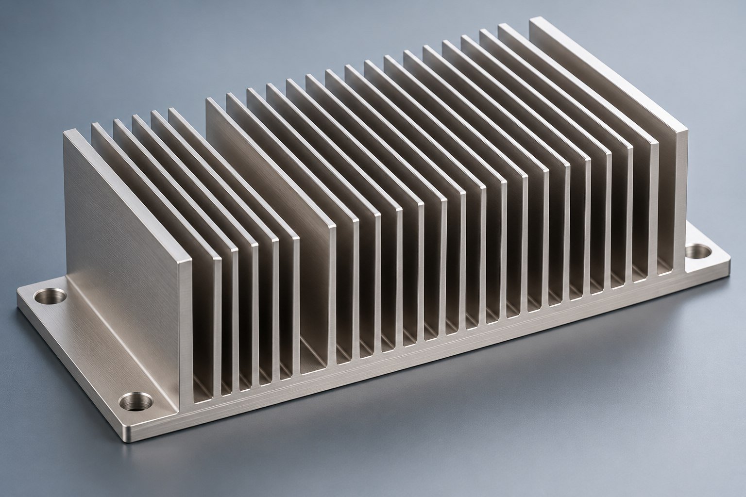 Illustrative electroless nickel option extruded heat sinks concept