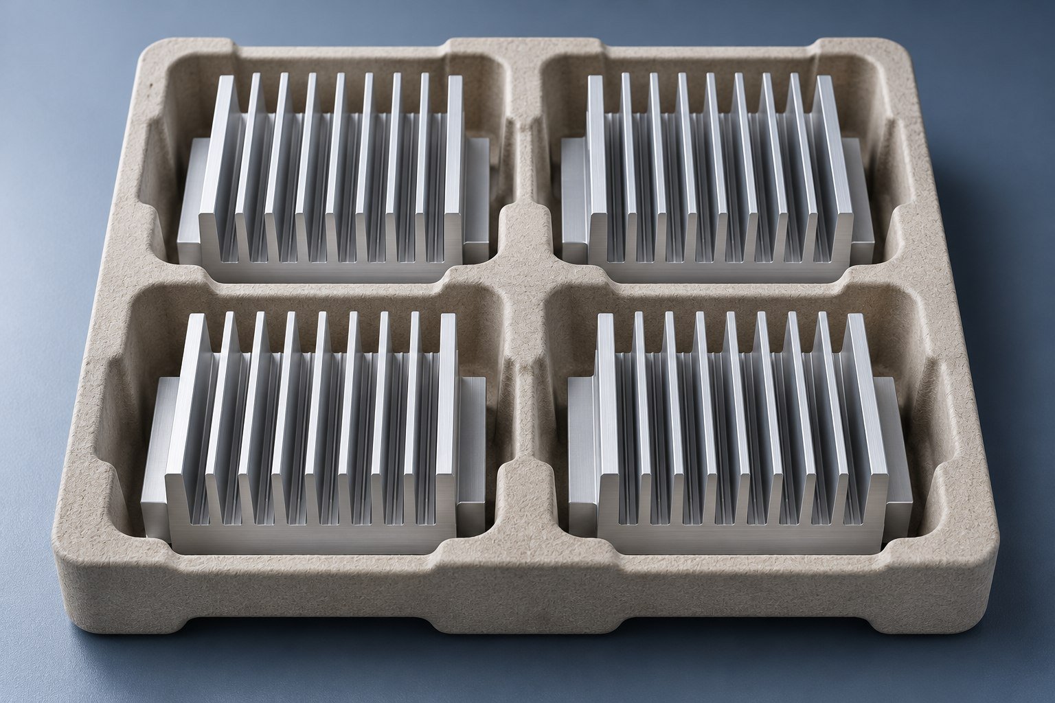 Illustrative samples and repeat supply on extruded heat sinks concept
