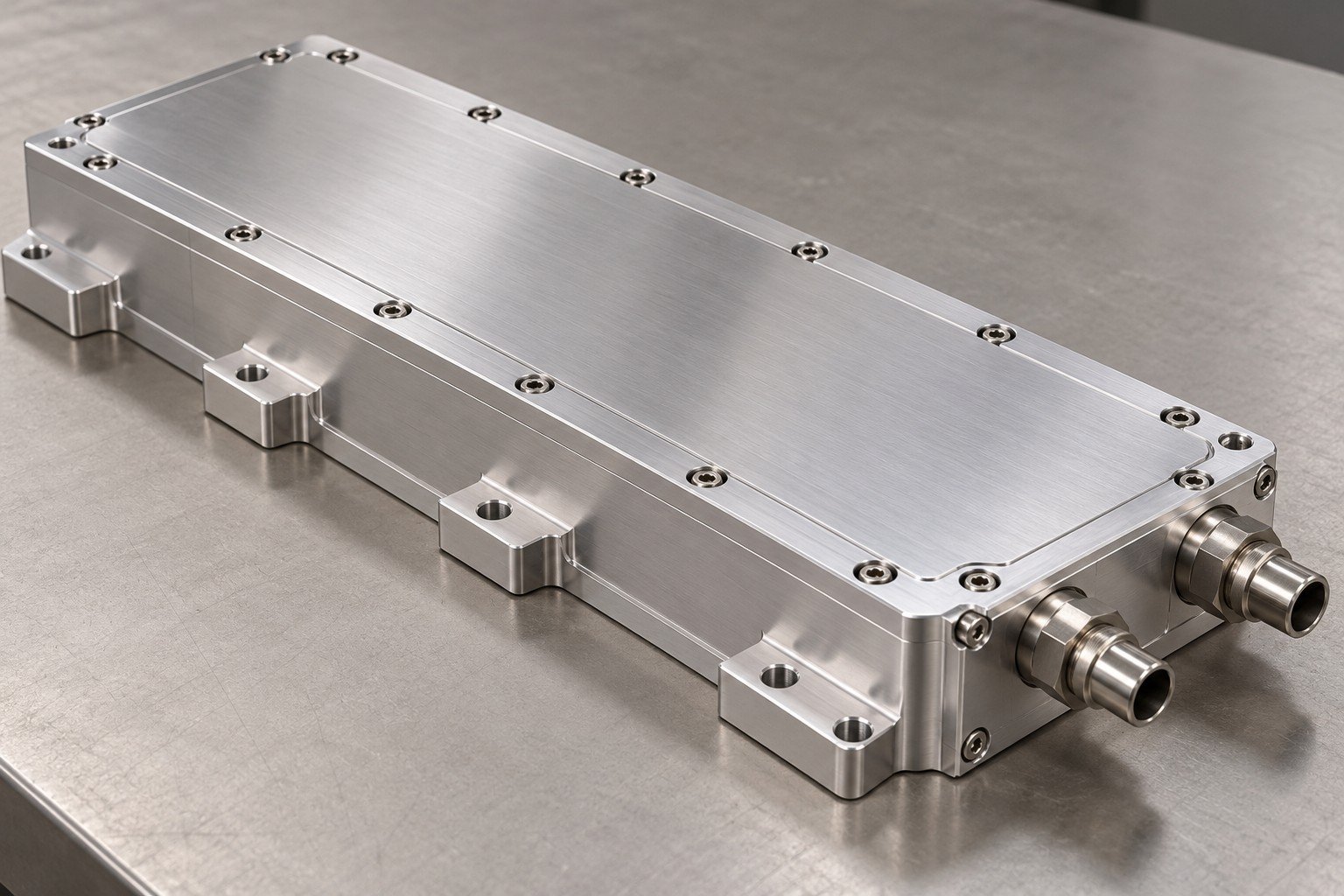 Illustrative precision cold plates concept; not documentary customer photography