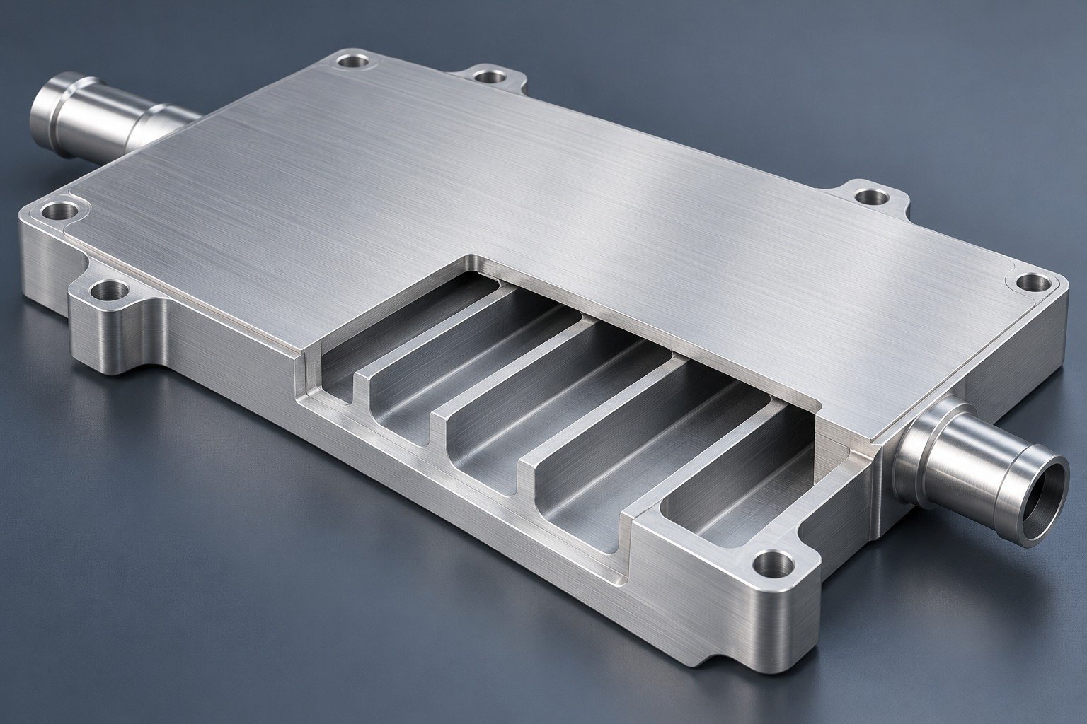 Illustrative cutaway channel base and cover closure joint concept, not documentary company or customer photography