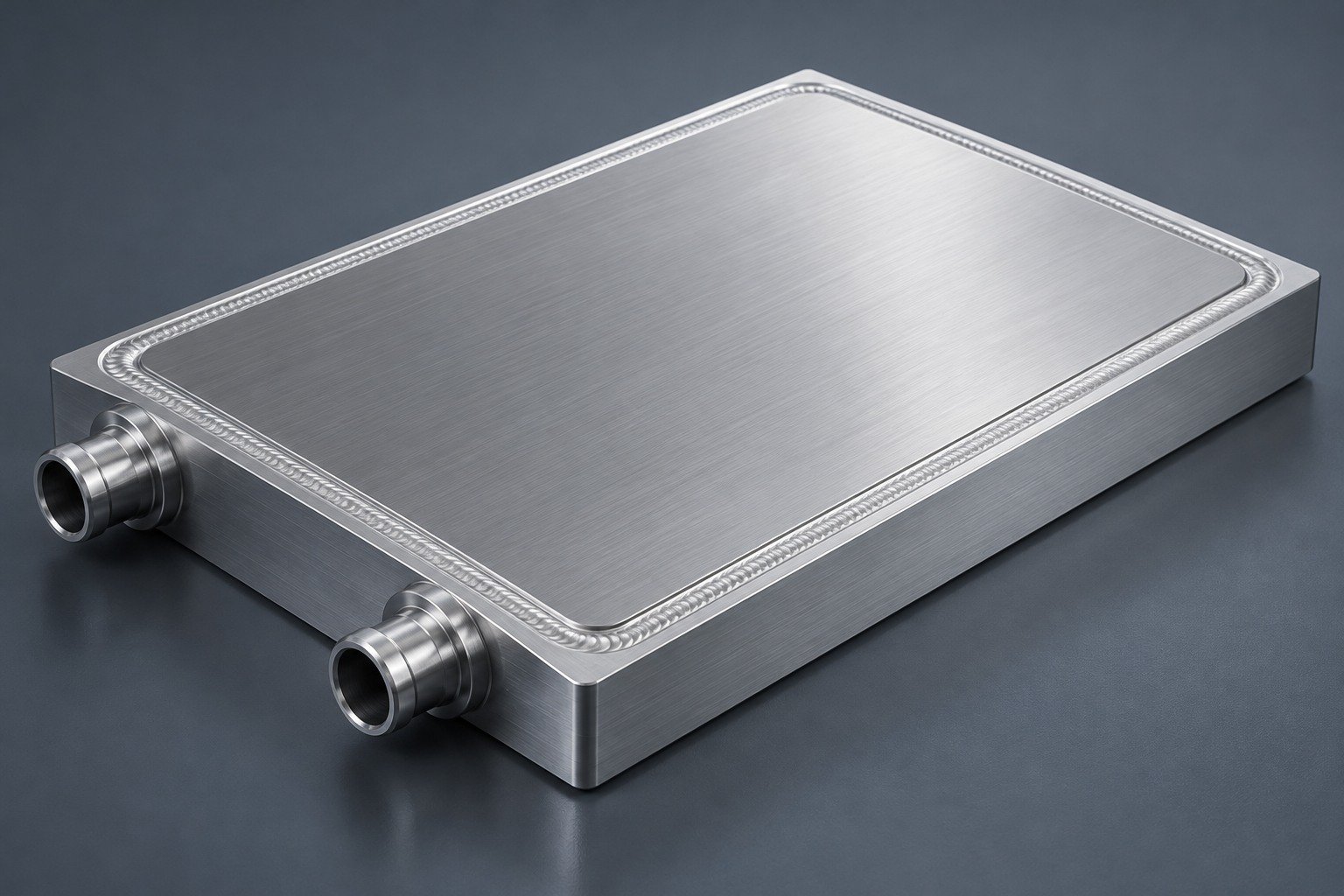 Illustrative friction stir welded closure concept, not documentary company or customer photography