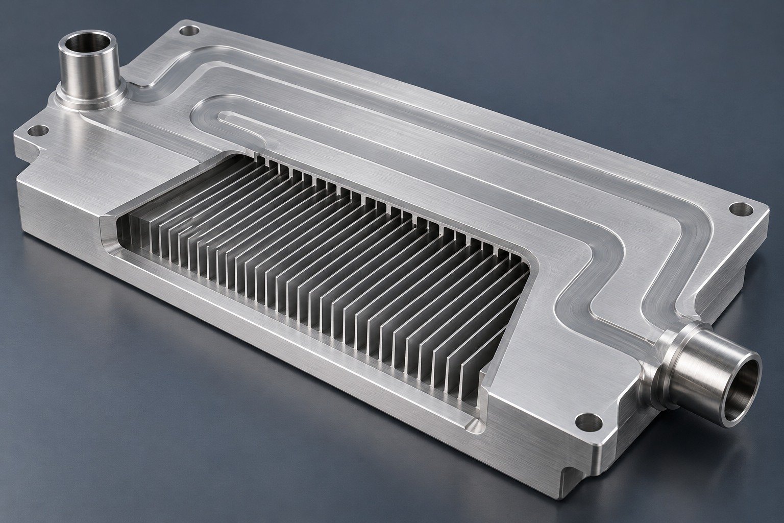 Illustrative vacuum brazed internal structure concept, not documentary company or customer photography