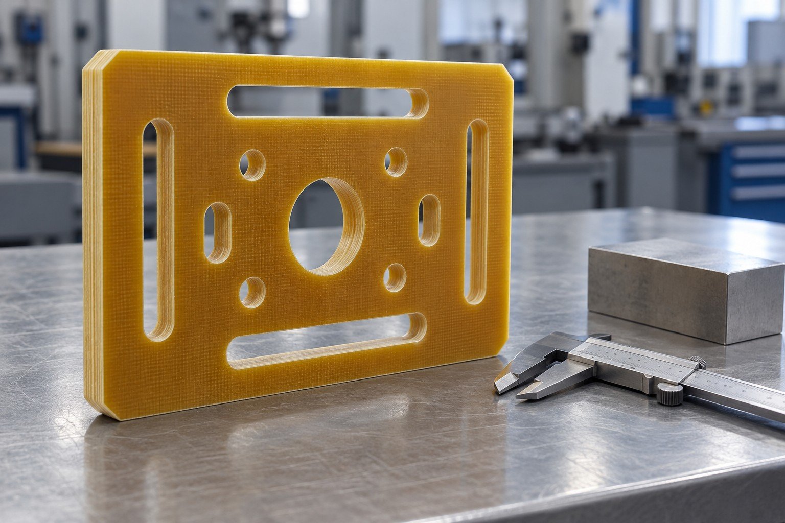 Glass epoxy final fit & traceability review — illustrative generated concept
