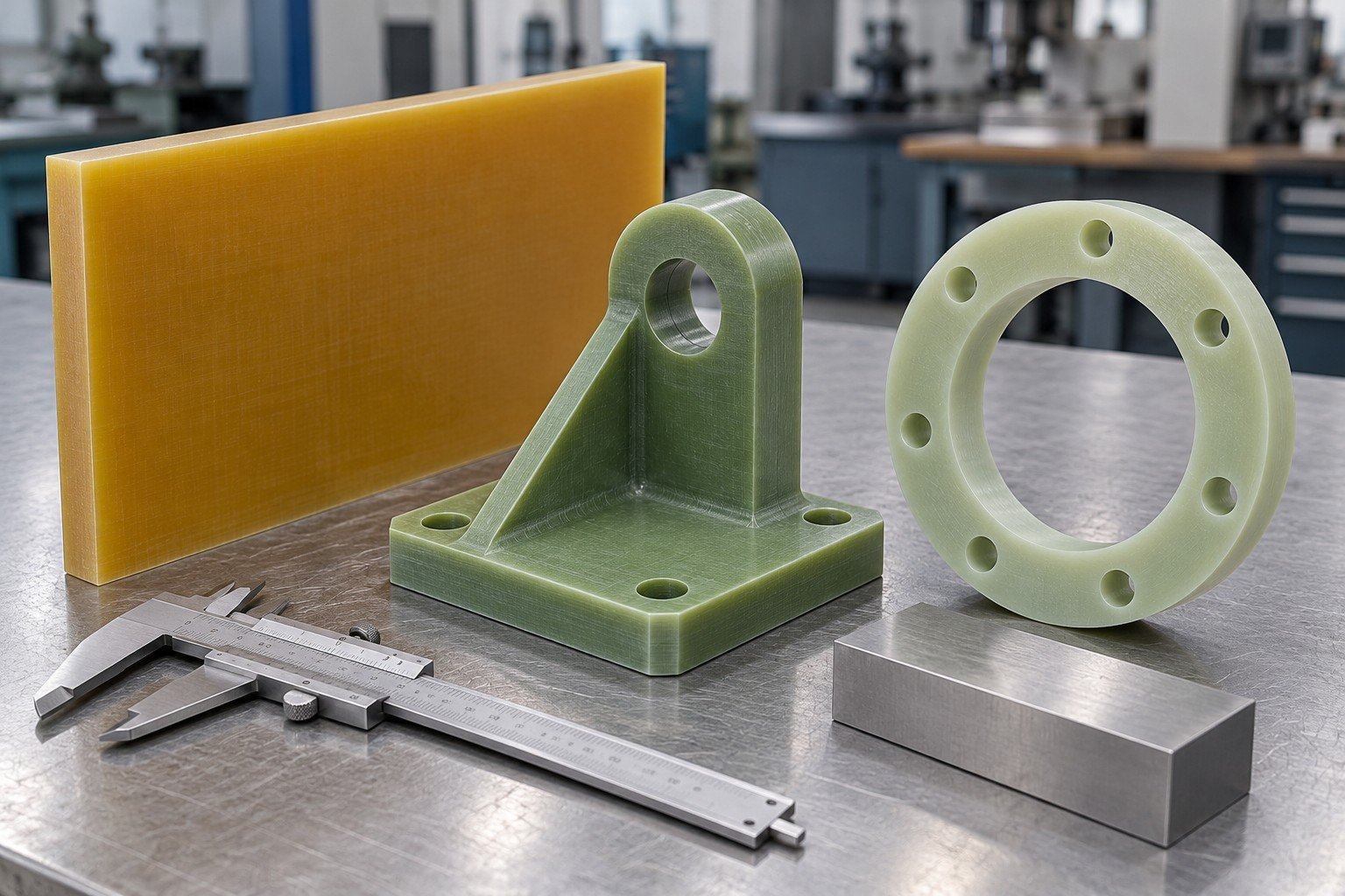 Glass-epoxy components for receiving inspection concepts — illustrative generated concept