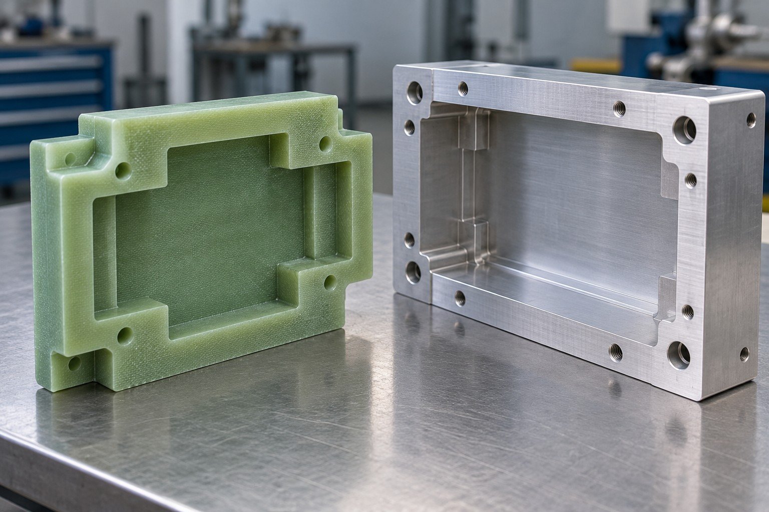 Glass epoxy fit & dimensional state review — illustrative generated concept