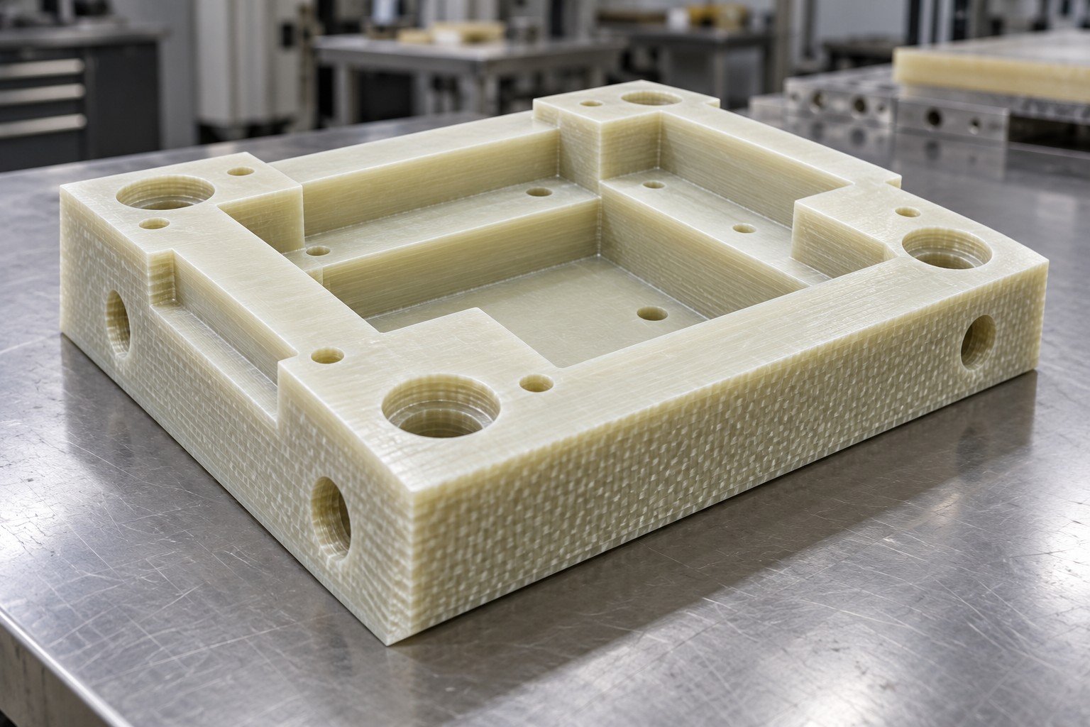 Glass-Fiber Composite Parts concept — illustrative generated concept