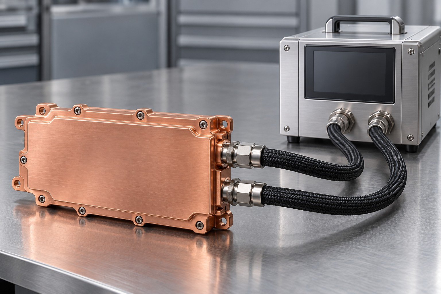 Illustrative channels and pressure drop review for processor cooling components concept, not documentary company or customer photography