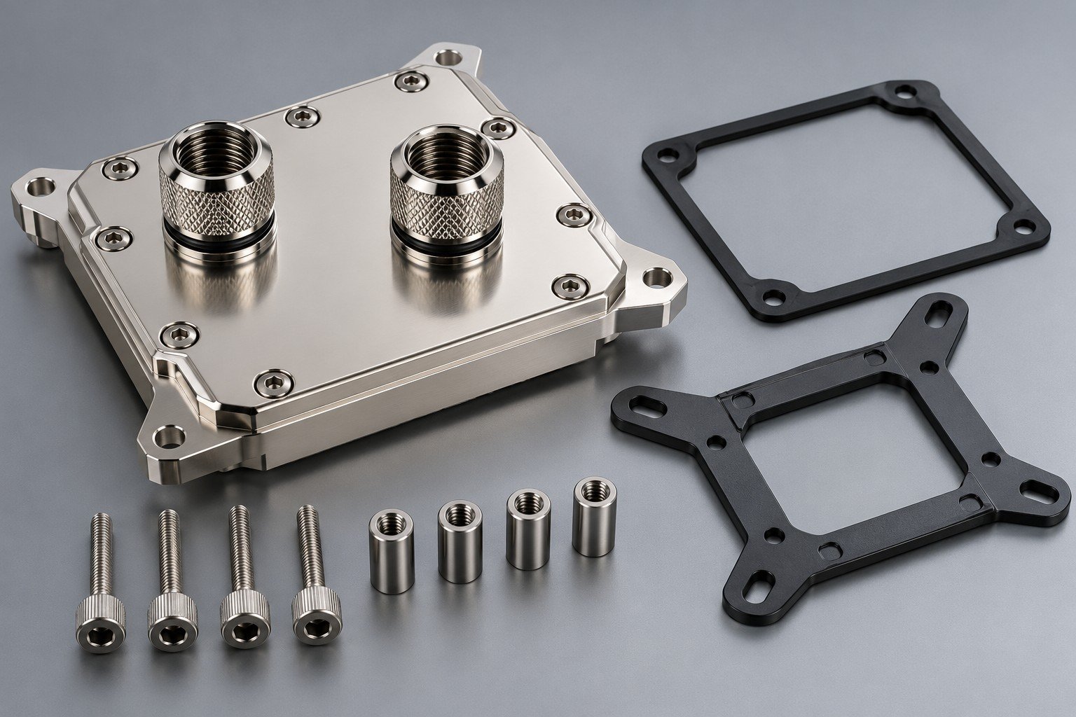 Illustrative closed plate assembly concept, not documentary company or customer photography