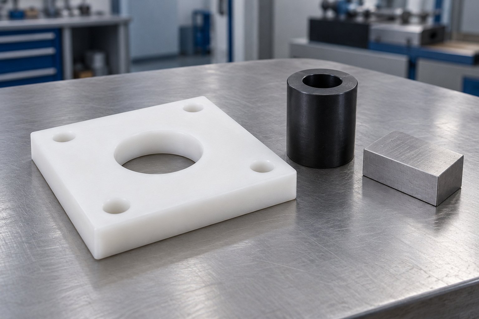 Polyethylene components for receiving review — illustrative generated concept