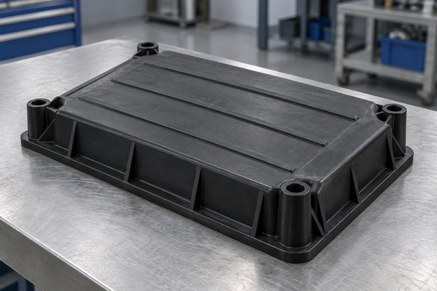 HDPE molding resin component — illustrative generated concept