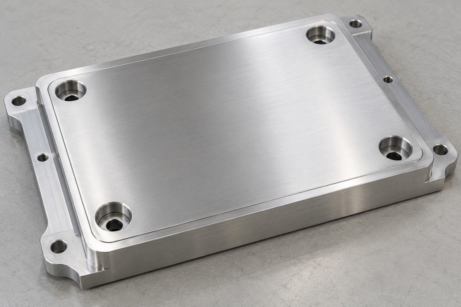 Illustrative contact face and flatness review for IGBT cooling components concept, not documentary company or customer photography