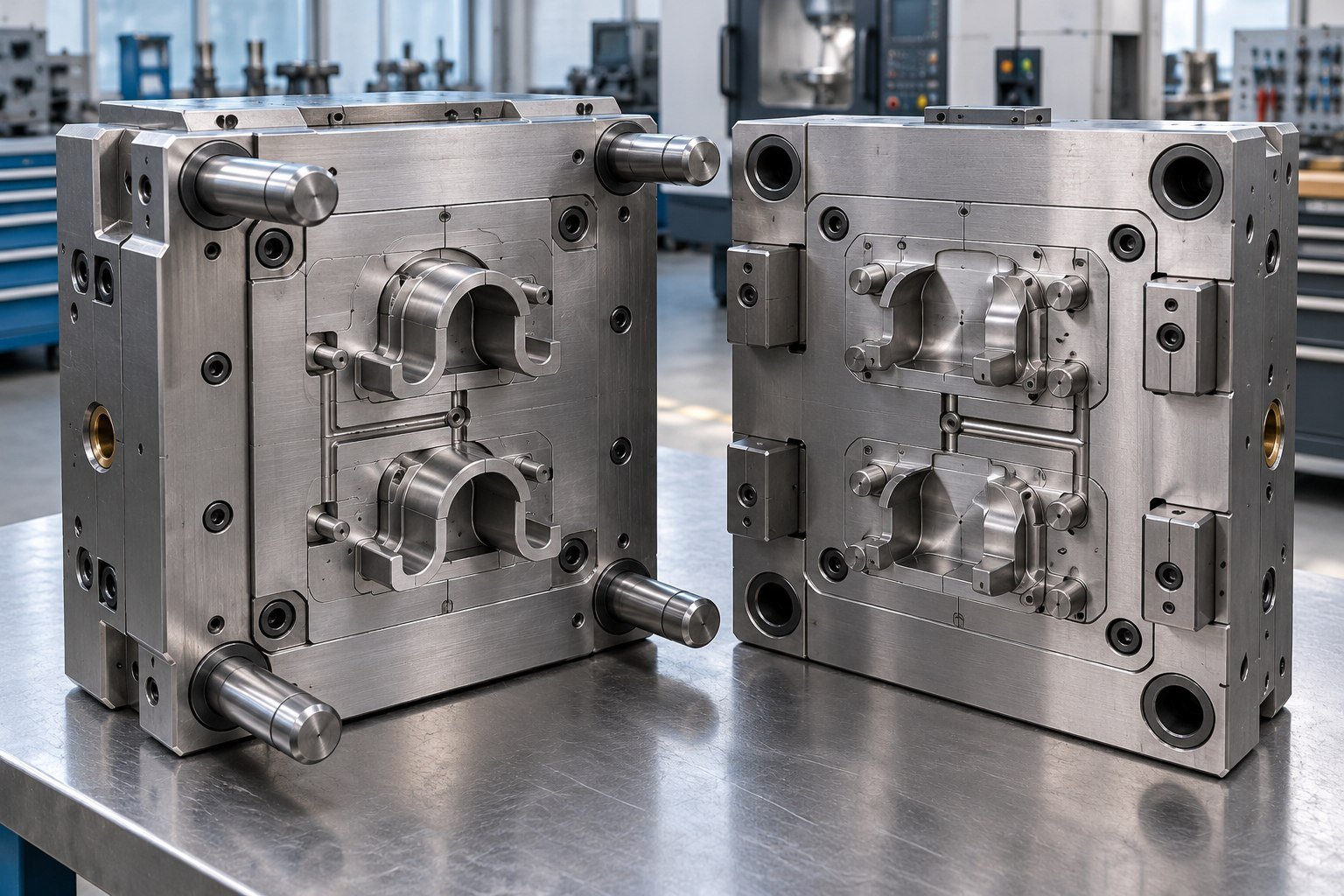 Production Mold Build — illustrative tooling concept