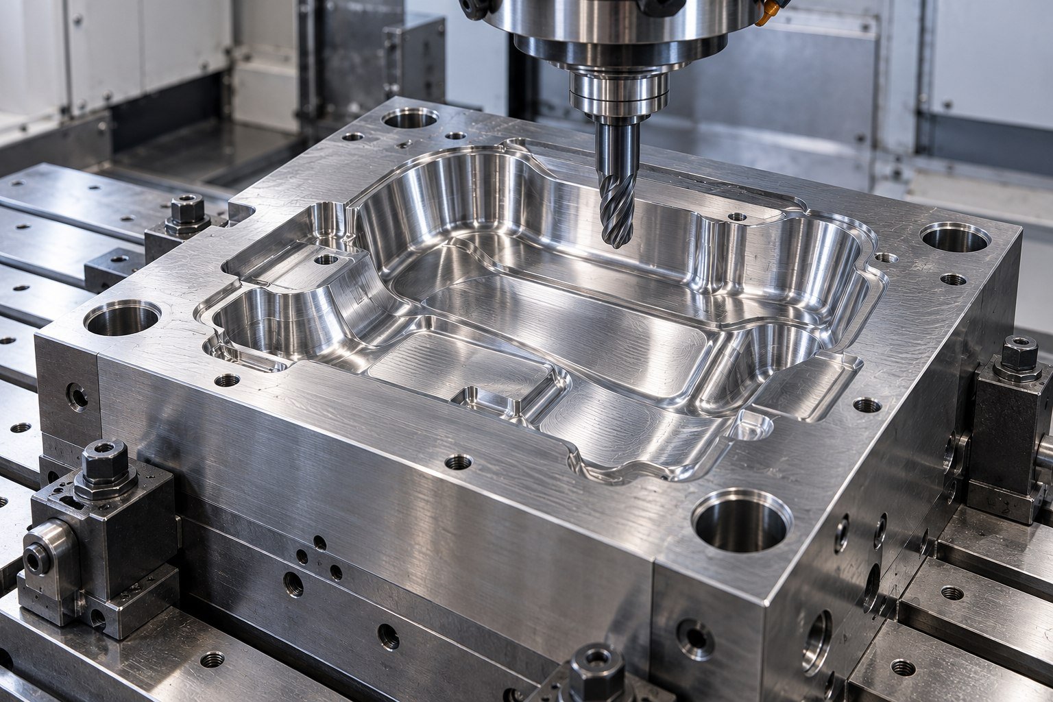 Core & Cavity Machining — illustrative tooling concept