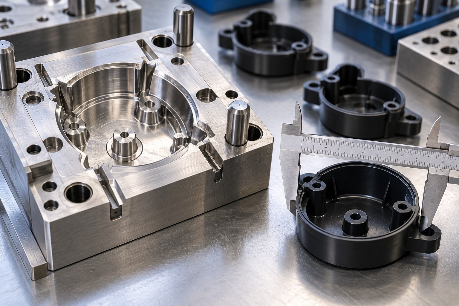 Agree Your First-Article Scope — illustrative injection mold tooling concept