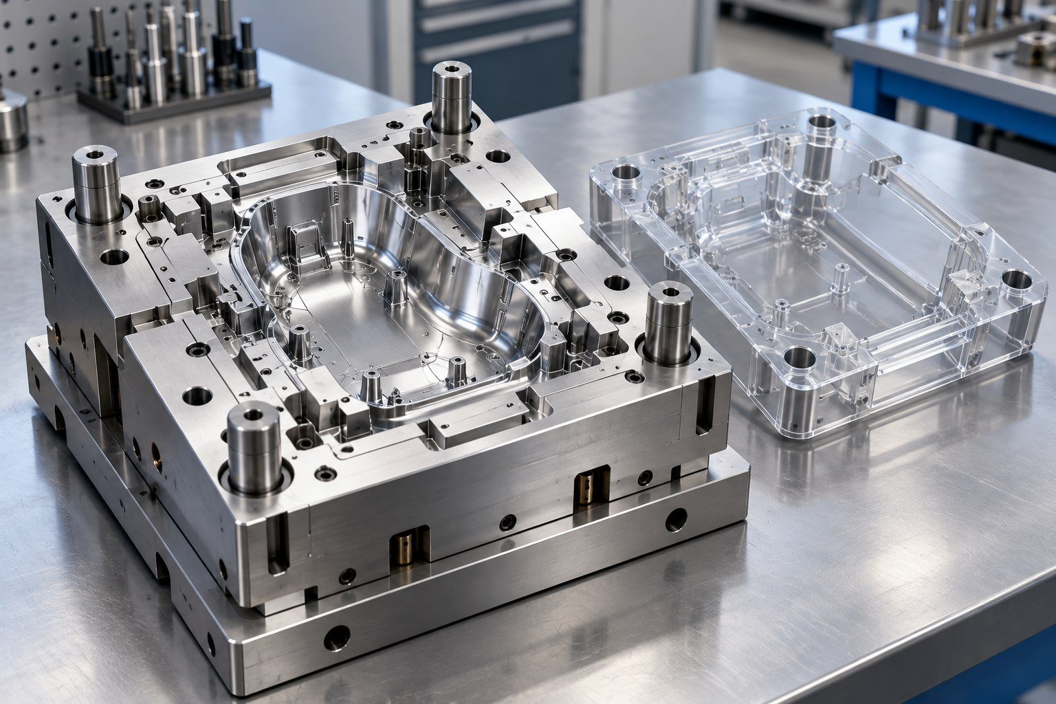 Mold core and tooling review — illustrative concept
