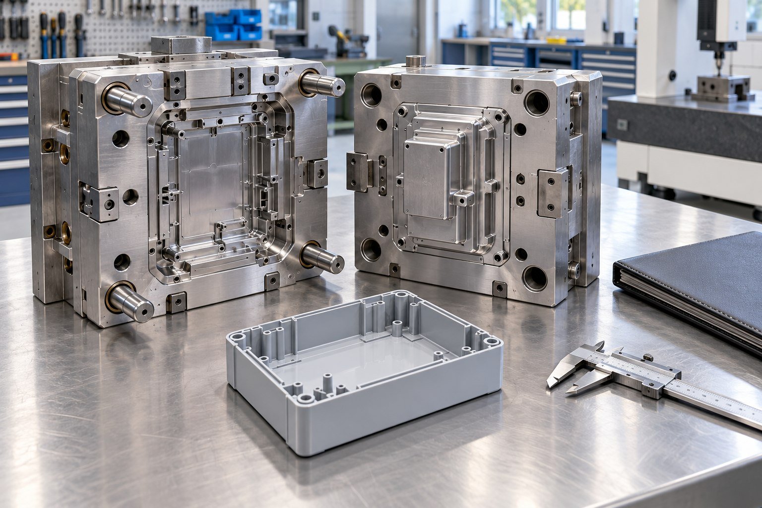 Tool design and sample review — illustrative tooling concept
