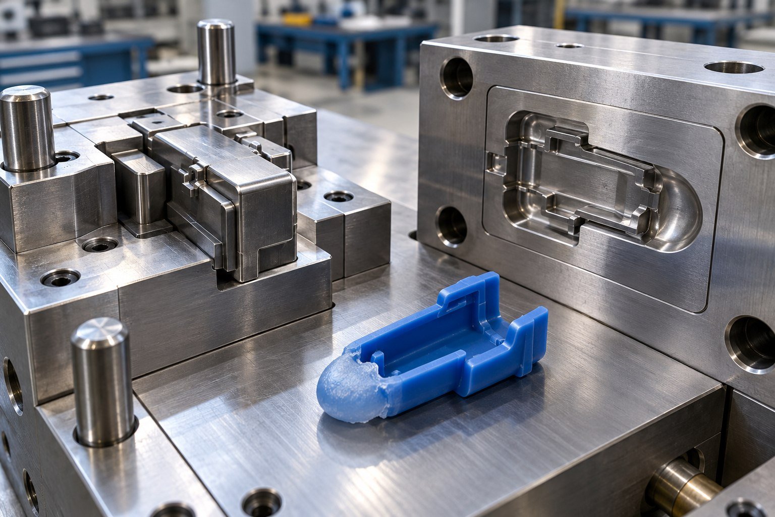 Short Shot trial review — illustrative injection mold tooling concept