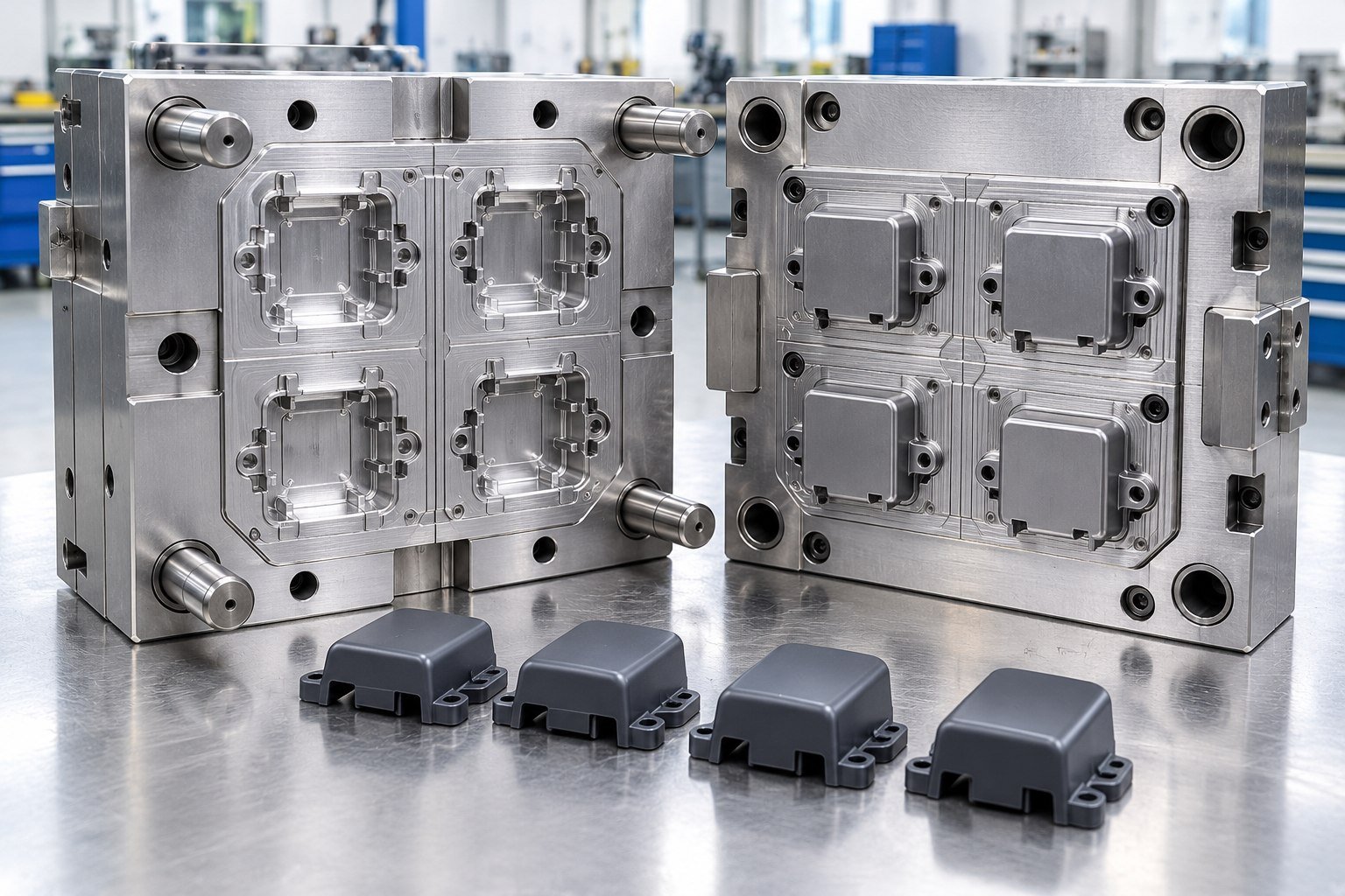 Production Injection Molds — illustrative tooling concept