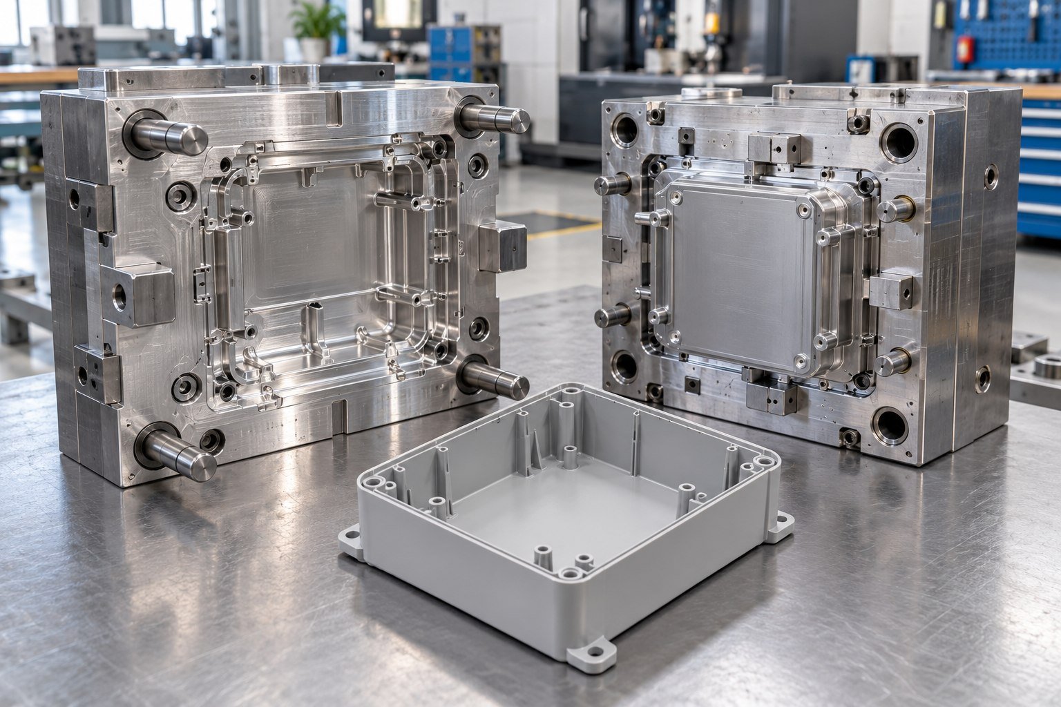 Prototype Tooling — illustrative injection mold tooling concept